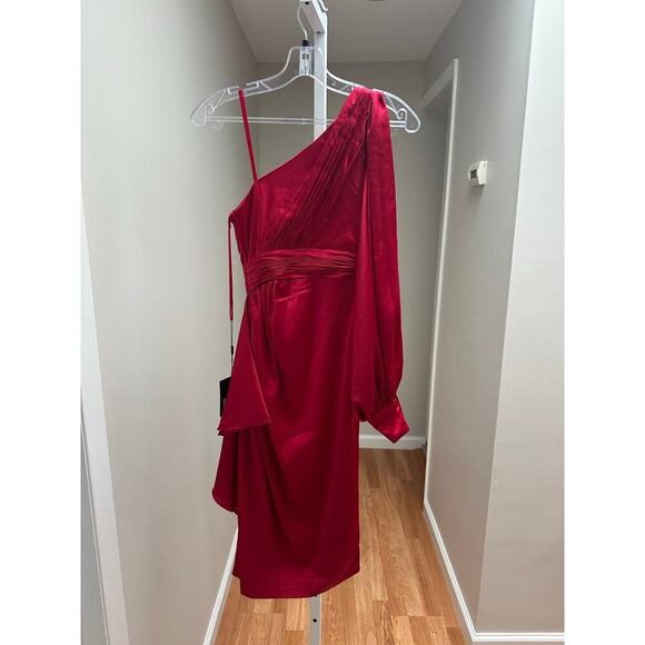 NEW NWT Ieena Mac Duggal 56046 Rasperry Red Mini size 2 - Picture 5 of 7